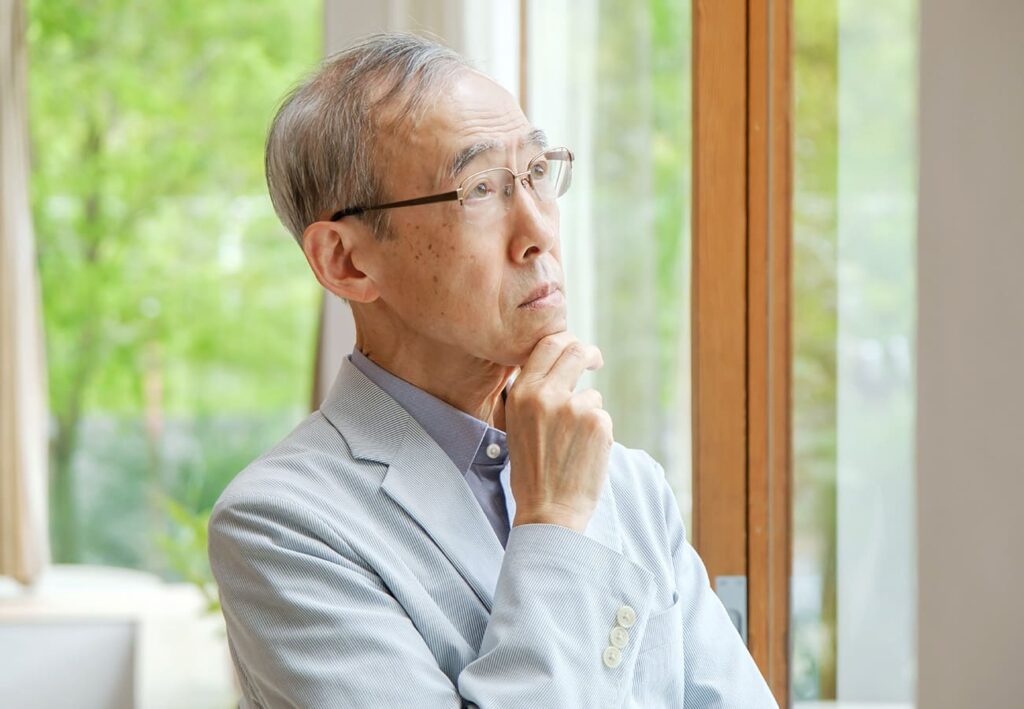 もの忘れの男性